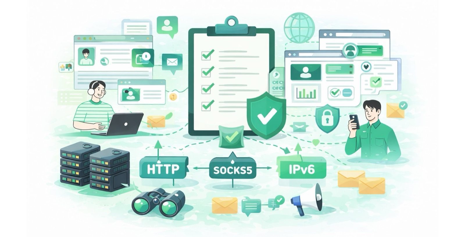 How to pick a proxy for mass broadcasts and multi-accounting: a pre-launch checklist