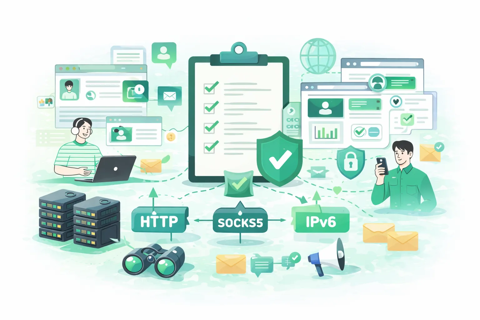 How to pick a proxy for mass broadcasts and multi-accounting: a pre-launch checklist
